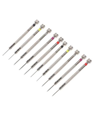 FOMIYES 1 Set Slotted Screwdriver Sturdy Screwdriver Phone Fixing Tools Eyeglasses Screwdrivers Repair Screwdriver Kit Watch Screwdriver Kit Repair Tools Screwdrivers Key Chain As Shown 9.2X0.8CM