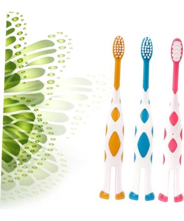 Beaupretty 6-Pack Biodegradable Children's Toothbrush Set - Soft Bristles Travel-Friendly Animal Designs - Buy Online on GoSupps.com