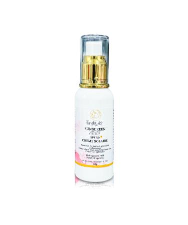Bright Skin Cosmetics Natural Collagen Sunscreen Cream - SPF Protection Unscented 60 ml Cream Unisex Adult