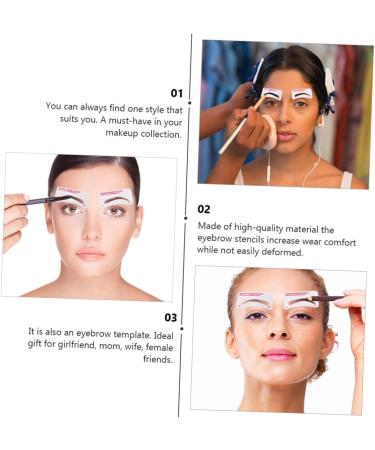 FOMIYES 288 Pcs Eyebrow Stickers Eyebrow Kit Eyebrows Shaper Eyebrow Tools Eyebrow Shaper Disposable 1 count (Pack of 1) Whitex3pcs - Buy Online on GoSupps.com
