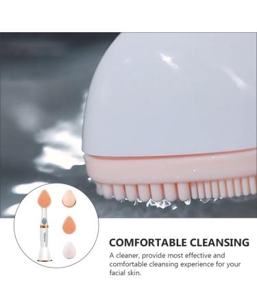 POPETPOP 1 Set Washing Device Face Washing Brush Electric Face Cleanser Face Massage Brush Electric Facial Cleaner Deep Pore Cleanser Electric Facial Brush Nose White Abs Deep Cleaning - Buy Online on GoSupps.com