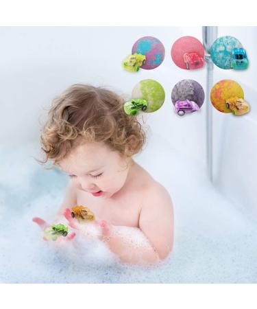 CF Natural Daily Cars Bath Bomb Gift Set - 6 Pack 7oz Huge Bath Bombs for Kids | Organic Rich Foam, Strong Fizzie Formula | With Pull-Back Cars Inside | Children's Bath Time Fun - Buy Online on GoSupps.com