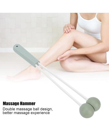 Massage Hammer Stick Handheld Silicone Body Massager for Men & Women | Anti-Slip Double Ball Design | Fitness & Health Care Tool - Buy Online on GoSupps.com