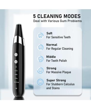 Hangsun Premium Cleaning Kit - 5 Modes, IPX6 Waterproof, LED Lamp, USB Rechargeable - Removes Plaque & Tartar, Waterless Flosser for Teeth - Buy Online on GoSupps.com
