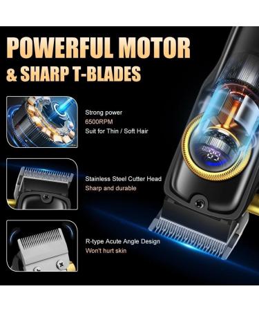 Professional Hair Clippers for Men - Cordless USB Rechargeable Trimmer with LED Smart Display - Buy Online on GoSupps.com