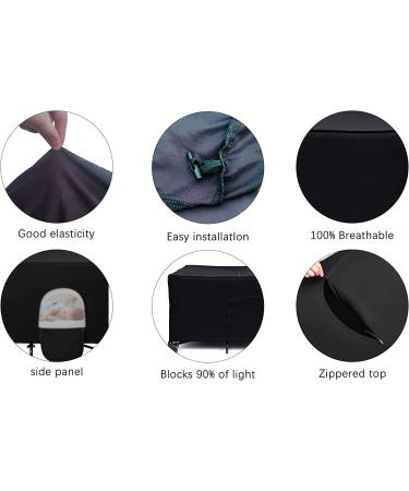 Blackout Cover for Pack N Play  Portable Breathable Crib Tent to Block 90% of Light for Indoor Outdoor Travel  Stretch Up to 4839 Inches - Buy Online on GoSupps.com