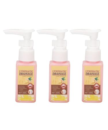 Lot de 3 Gels Douche Amincissants pour le Corps au Gingembre Raffermissement de la Peau Lissage Combustion des Graisses Drainage Huile de Gingembre Relaxation du Corps