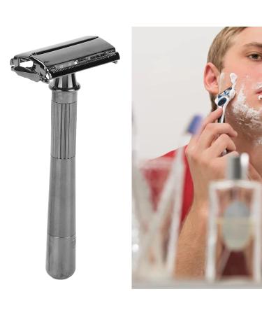Double-Sided Safety Razor for Men - Ergonomic Aluminum Alloy Holder for Home & Travel - Buy Online on GoSupps.com