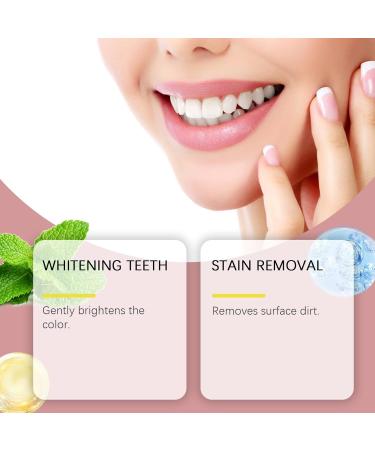 Gentle Stain-Removing Tooth Powder - Cleans & Whitens Gently Protects Enamel Relieves Mild Gum Discomfort Freshens Breath Easy 4-Step Usage(2pcs) - Buy Online on GoSupps.com
