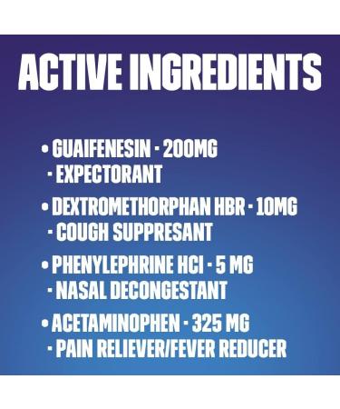 Mucinex Fast-Max Max Strength Cold Flu Sore Throat 16 Liquid Gels - Pack of 2 - Buy Online on GoSupps.com