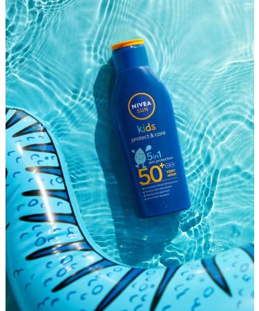 NIVEA SUN KIDS MOISTURIZING SOLAR SPF 50+ 200 ML - Buy Online on GoSupps.com