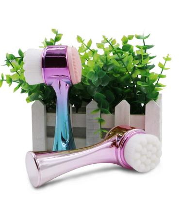 Lyx Double-Sided Silicone Cleaning Brush - Manual Plating Scrubber | Deep Clean with Color Gradient (Color-3) - Shop Internationally - Buy Online on GoSupps.com