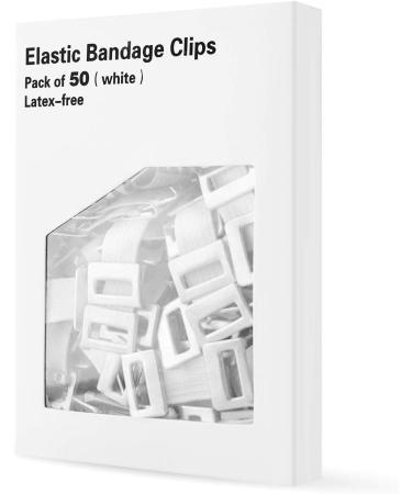 ORIENTOOLS 50pcs Elastic Bandage Clips - Metal Clasps for Stretch Bandages - Latex-Free Fastener Clips in White - Buy Online on GoSupps.com