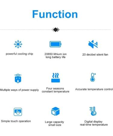 Mini Refrigerator Portable Insulin Refrigerator Portable Medicine Refrigerator Refrigerated Box -2-20 Charging Constant Temperature LCD Display Screen 2*battery - Buy Online on GoSupps.com