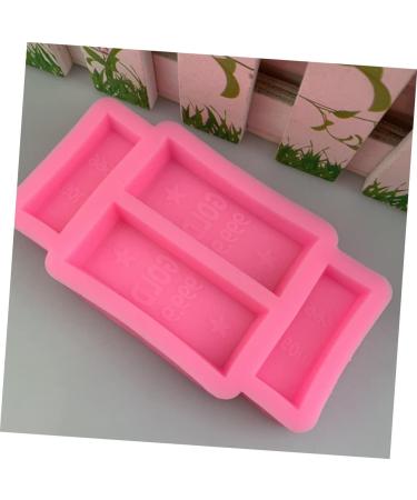 NUOBESTY 6 Pcs Gold Brick Silicone Mold Molder Mold for Chocolate Gold Brick Mold Mold Epoxy Silicone Molds Gold Brick Baking Mold Silicone Chocolate Mold Candy Mould Soap Pinkx3pcs 9.3X5.1CMx3pcs - Buy Online on GoSupps.com