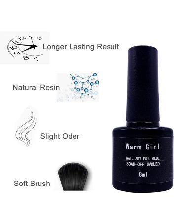 8ml Galaxy Star Nail Art Glue Gel for Foil Sticker Transfer - DIY Manicure - Buy Online on GoSupps.com
