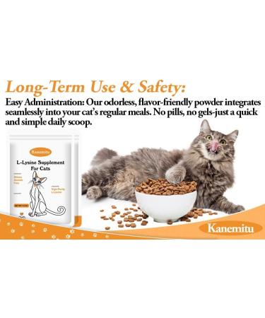 Lysine for Cats Micro Granulated L-lysine Supplement Immune Support L Lysine Kitten Eye Sneezing Runny Nose Relief Squinting Watery Eyes Llysine Silicon Dioxide Free 5.3OZ - Buy Online on GoSupps.com