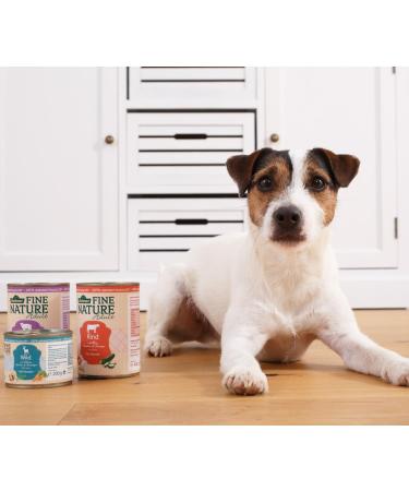Dehner Fine Nature Wet Dog Food for Adults - Wild Flavor 6 x 800g Cans (4.8kg) | Premium Quality & International Shipping - Buy Online on GoSupps.com