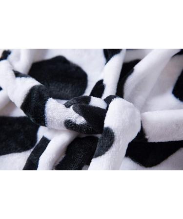 Buy XINNE Soft Bathrobe for Kids | Cute Cow Pattern Toddler Flannel Hoodie Sleepwear | Best for Boys & Girls - Buy Online on GoSupps.com