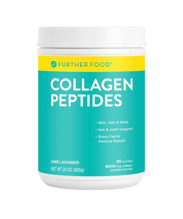 Further Food Collagen Peptides Unflavored 8000 mg 24 oz (680 g)
