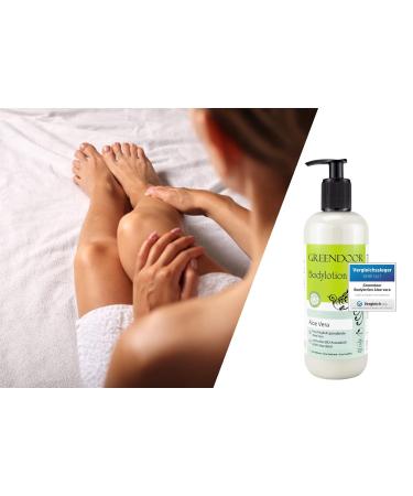 Greenendoor Aloe Vera Body Lotion Savings Pack 500ml | Vegan Natural Organic Shea | Paraben & Silicone Free | Moisturizing Body Milk for Dry Skin - Perfect for Men & Women - Buy Online on GoSupps.com