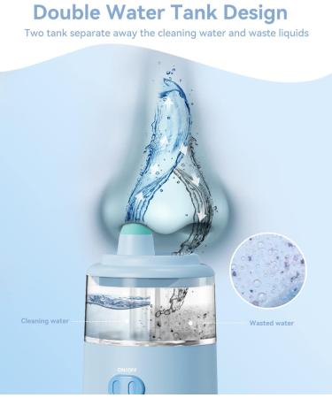 Cordless Nasal Care Sinus Cleaner Machine for Kids - Electric Neti Pot System for Sinus Relief & Nasal Irrigation Spray - Buy Online on GoSupps.com