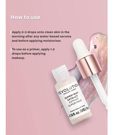 Revolution Skincare London Superfruit Antioxidant Serum & Primer 30ml - Buy Online on GoSupps.com