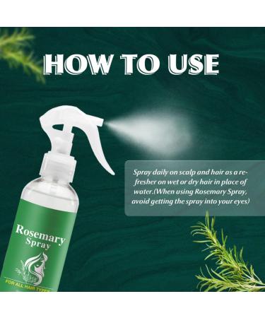 Rosemary Hair Spray with Castor Oil Rosemary Water Spray for Hair Growth Reduce Hair Loss Soothes and Moisturizes Dry Hair Strengthens Hair Roots 118ml/3.99fl.oz - Buy Online on GoSupps.com
