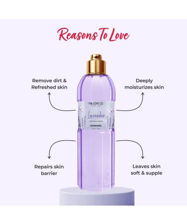 Lavender Bath & Shower Gel - Luxury Vegan Body Wash for Women & Men | 100ml - Skin Care Essentials - Buy Online on GoSupps.com