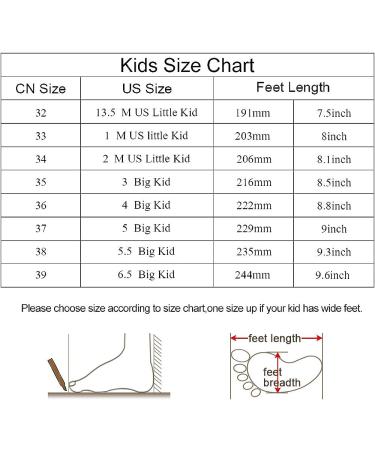 NYZNIA Kids Lightweight Breathable Sneakers - Size 7 Big Kid - Black - Buy Online on GoSupps.com