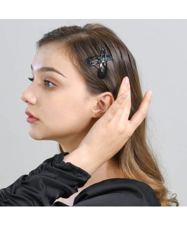 50 Pieces Black Metal Hair Clips for Girls & Women - 5 cm Mini Hair Clips - Best for Children & Adults - Buy Online on GoSupps.com
