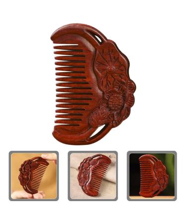 Fomiyes Wide Tooth Massage Comb - Sandalwood Scalp Massager & Hair Comb | Perfect Gift - Buy Online on GoSupps.com