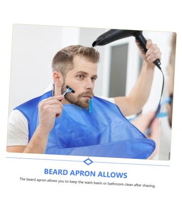 Minkissy 10-Piece Beard Shave Kit | Premium Hairdresser Accessories for Men | Multi-Purpose Hair Cutting Tools | Blue-Gray Aprons & Claps - Buy Online on GoSupps.com