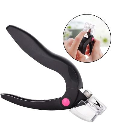 Jeenuuder Nail Clippers Professional Uv Gel False Nails Tips Cutter Fake Nail Clippers Cutter Trimmer Stainless Steel Manicure(Black) - Buy Online on GoSupps.com