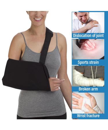 FE2504H1sbddiao26 Arm sling for shoulders arm loops adjustable arm loop with breathable mesh for women and men shoulder strap for broken wrist elbows arm stretched shoulder - Buy Online on GoSupps.com