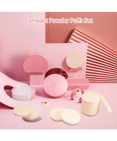Set of 100 Ultra Soft Blender Sponges for Makeup | Round Eye & Face Foundation Puffs for Dry & Wet Use - Perfect for Flawless Application - Buy Online on GoSupps.com