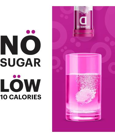 Voost Vitamin D3 Effervescent Drink Tablets - 40 Count BlackBerry Peach Flavor | Supports Bone, Muscle, and Immune Function | No Sugar, Low Calorie Supplement - Buy Online on GoSupps.com