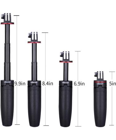 Extendable Selfie Stick for GoPro - Portable Vlog Tripod Stand for Hero 7/8/9/10/11, DJI Osmo, Insta 360 - Action Camera Accessory Kit - Buy Online on GoSupps.com