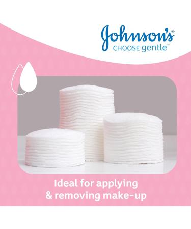 Johnson's Baby Cotton Pads - Pack of 12 x 50 50 Count (Pack of 12) - Buy Online on GoSupps.com