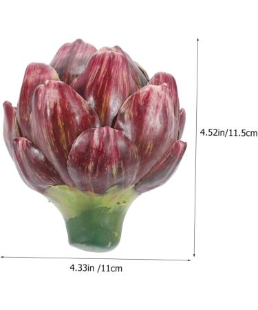 ORFOFE decorate props fake vegetables artificial flower Rose wedding fake artichoke ornament artificial wedding decors Model fake vegetable model artichoke artificial flower - Buy Online on GoSupps.com