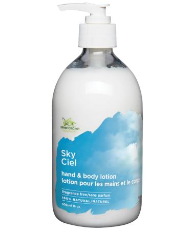 THE GREEN CRICKET Fragrance Free Natural Foam Hand and Body Lotion 500 ML