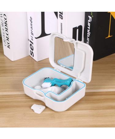 Faruta Denture Care Box - Travel Etui for False Teeth with Mirror Brush & Holder | Perfect for Adults - Buy Online on GoSupps.com