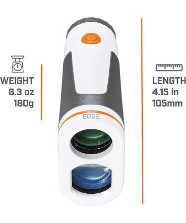 Bushnell Edge Disc Golf Laser Rangefinder - Accurate Range Finding with Slope & Pinseeker Technology | Waterproof Design - Buy Online on GoSupps.com