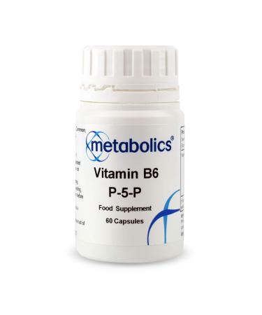 Vitamin B6 P5P- 60 Capsules | B6 Capsules | 34mg B6 Per Capsule