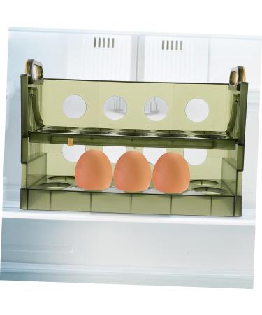 PRETYZOOM Egg Holder Egg Storage Box Plastic Drawers Plastic Eggs Egg Organizer for Refrigerator High Capacity Clamshell 1 - Buy Online on GoSupps.com