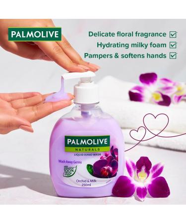 Palmolive Natural Liquid Hand Wash Black Orchid & milk 250ml - Buy Online on GoSupps.com