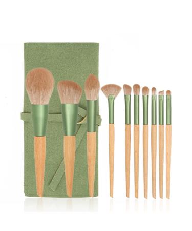 10 Pieces of Qingluo Makeup Brush Set Complete With Loose Powder Brush Beauty Tools and Universal Brushes