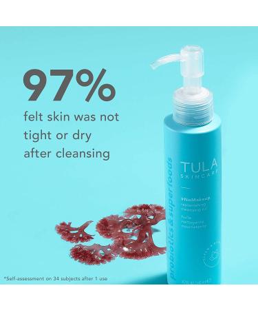 TULA Skin Care No Makeup Replenishing Cleansing Oil 4.7 oz. | Gentle Makeup Remover - Buy Online on GoSupps.com
