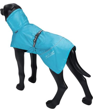 Rukka Pets HASE Raincoat for Dogs - Turquoise Size 35 | Waterproof & Stylish Dog Rain Gear - Buy Online on GoSupps.com