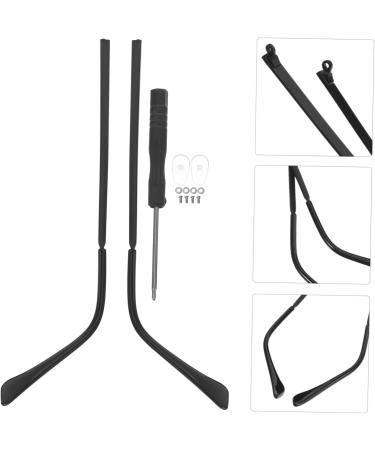 STOBOK Eyeglass Accessories - Metal Glasses Frame for Nearsighted - Black 13.6x0.6CM - International Shipping Available - Buy Online on GoSupps.com